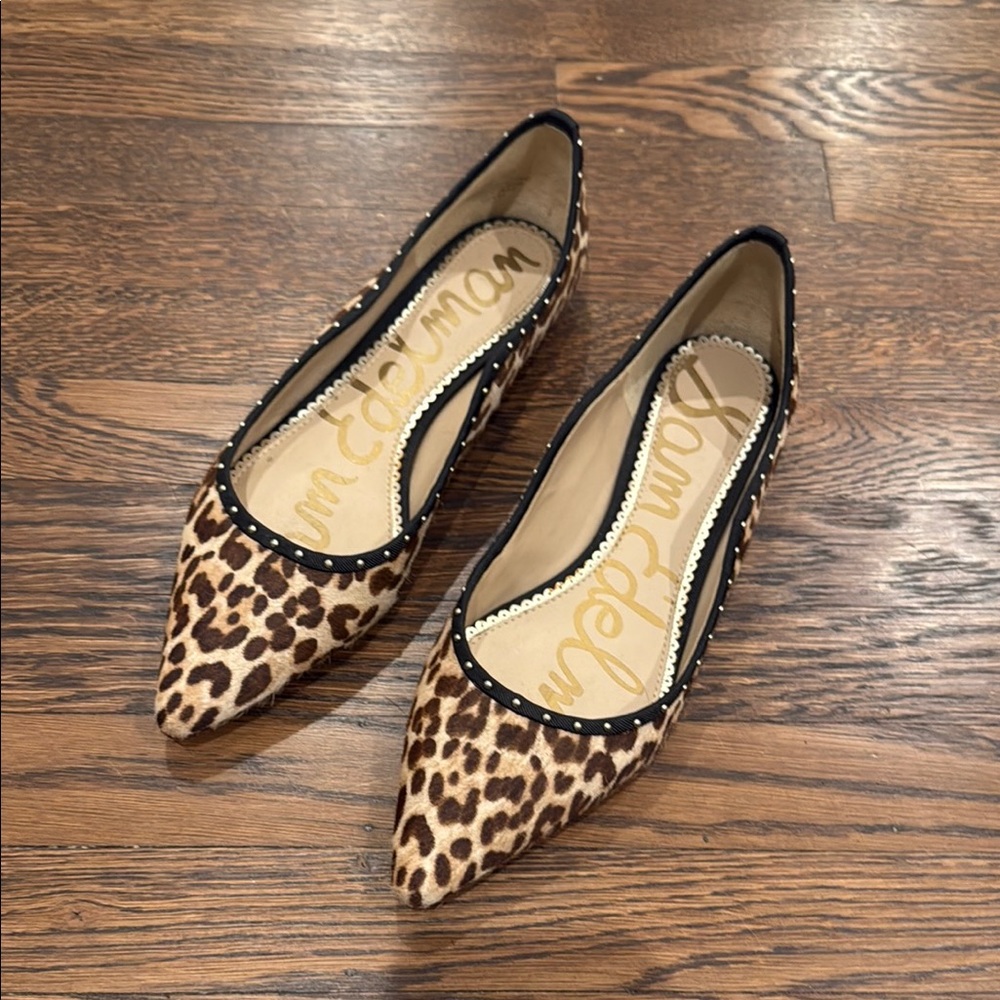 Sam Edelman Women's Leopard Print Flats